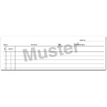 Krankenblatt M1 für DIN A5-Kartei