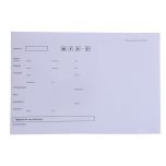 EDV Anschriftenaufkleber für Systemkartei DIN A5