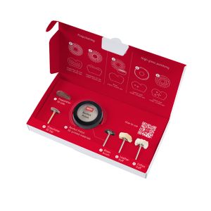 Polish 3D-printed Polierpaste Set